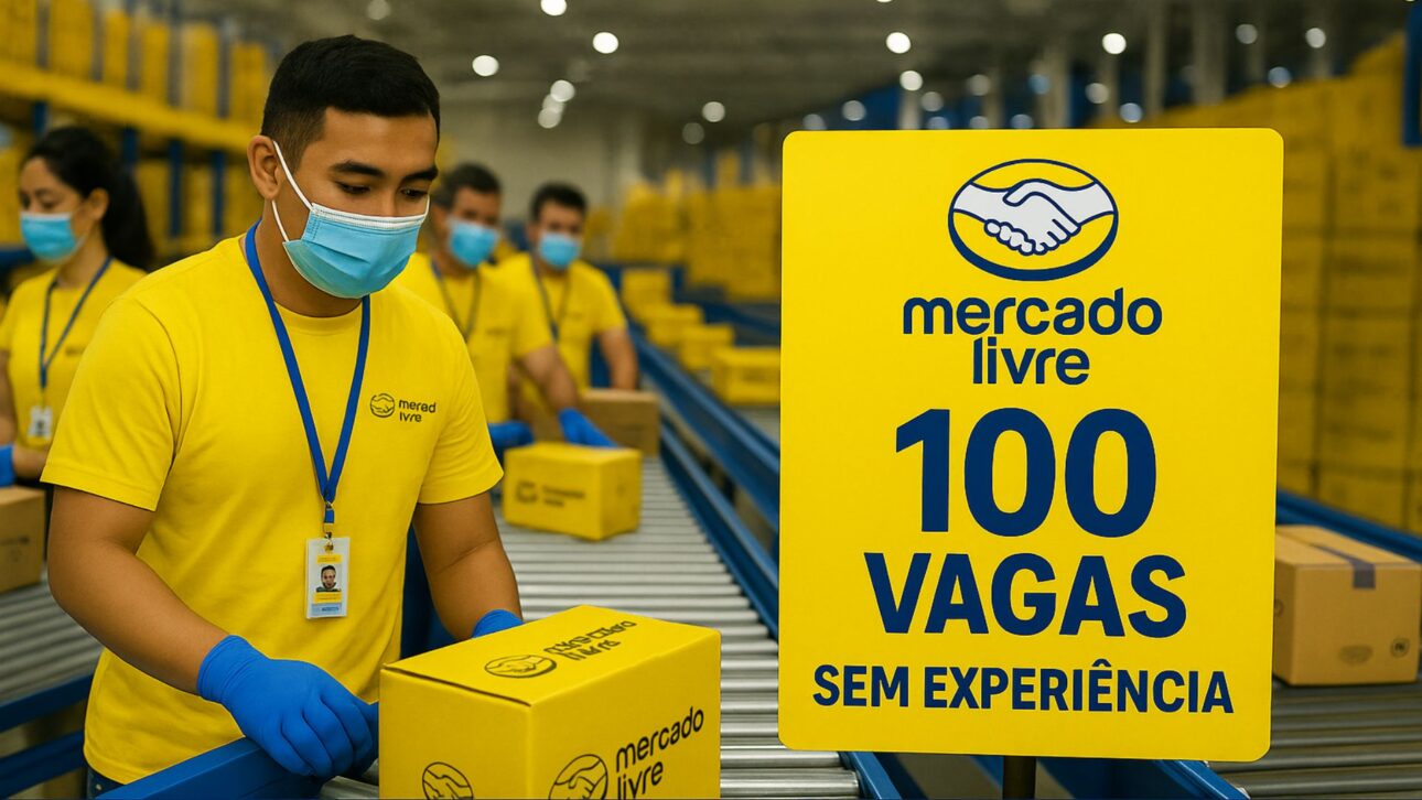 CONQUISTE SEU PRIMEIRO EMPREGO NO MERCADO LIVRE! SÃO 100 VAGAS DE EMPREGO PARA PESSOAS SEM EXPERIÊNCIA E COM SALÁRIO DE R$ 1.801,00