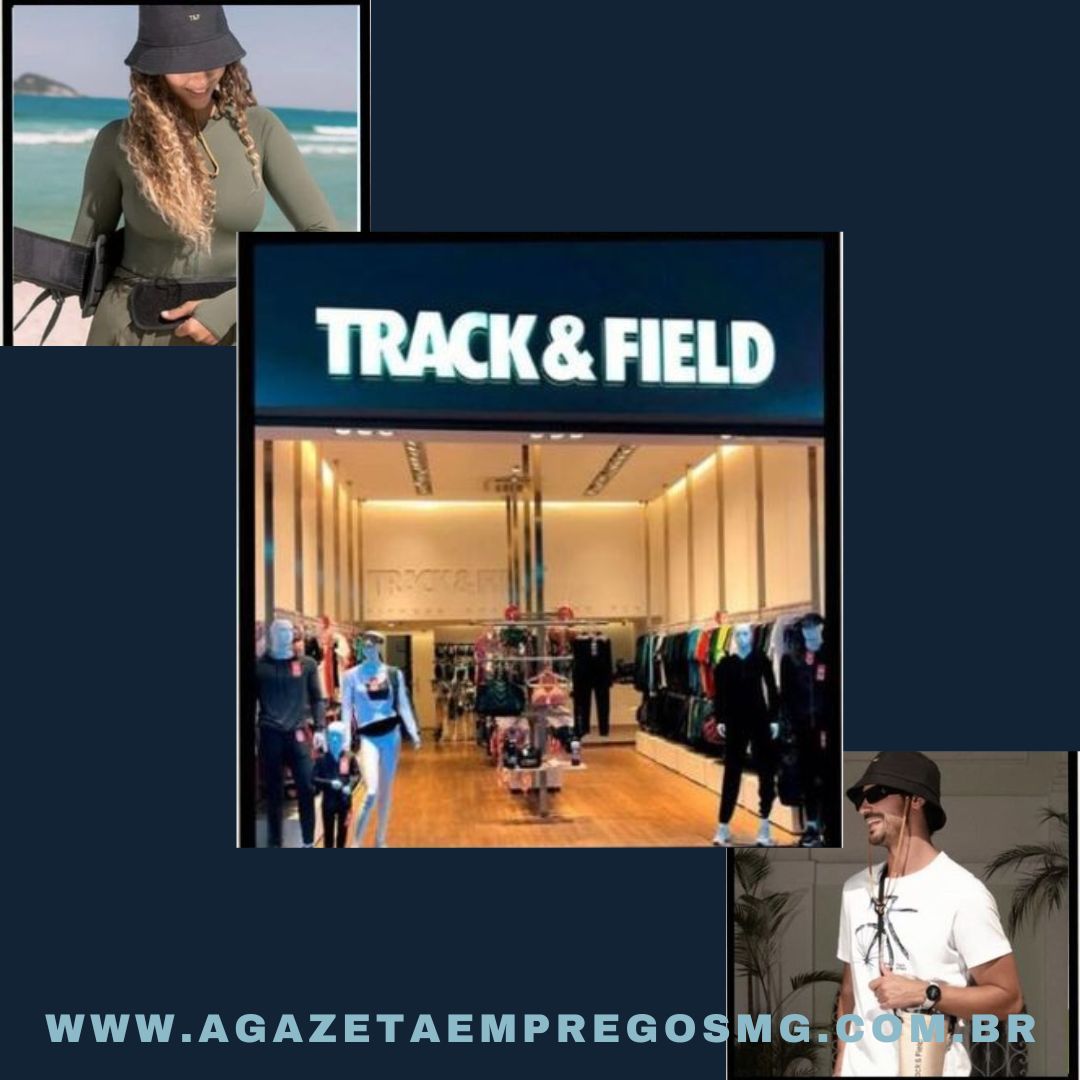 TRACK & FIELD ABRE OPORTUNIDADE DE EMPREGO