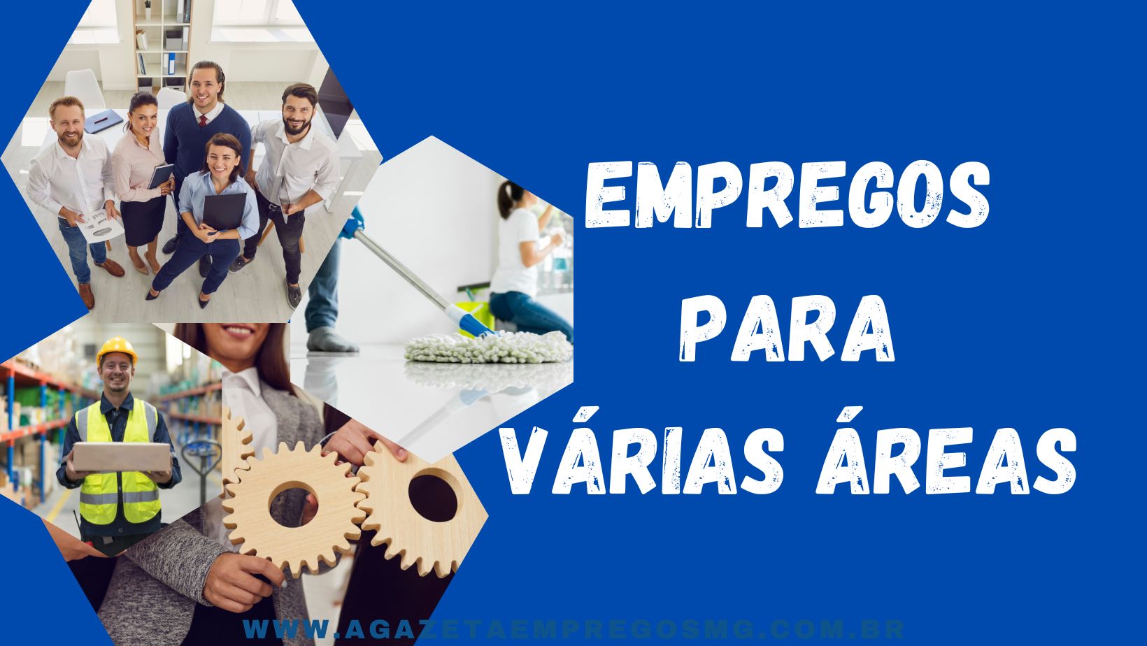 VAGAS DE EMPREGOS PARA VÁRIAS ÁREAS
