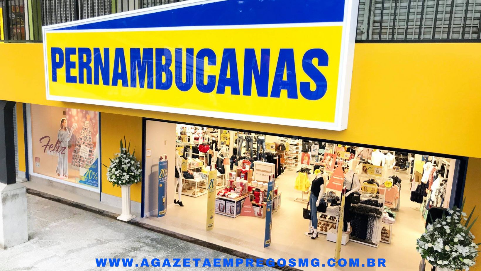 FAÇA PARTE DA EQUIPE DAS PERNAMBUCANAS